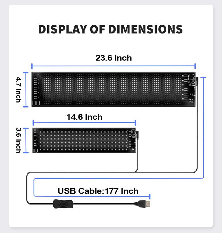 Nfutreon Eyes For Car windshield, Devil eyes For Vehicle: Programmable, Bluetooth APP Control, Pre-made Animations & Customizable Text LED Sign for car