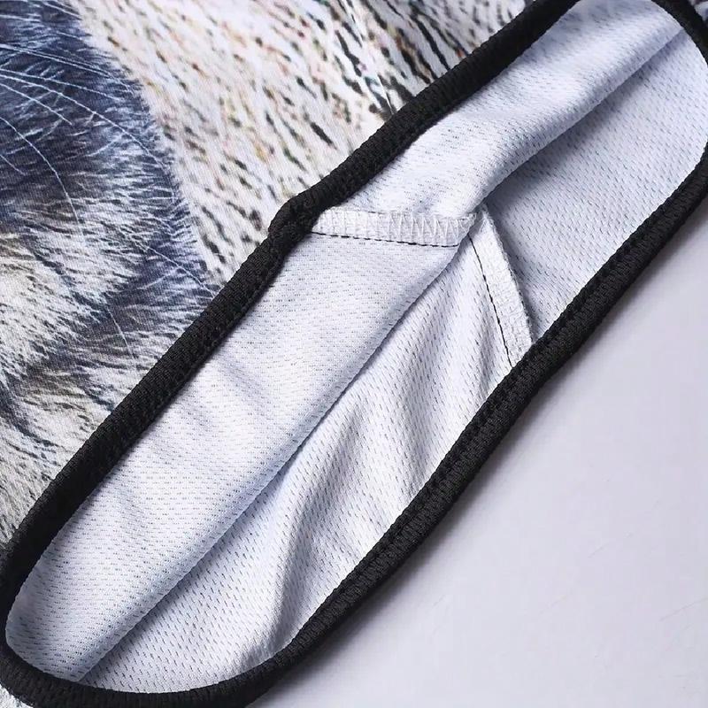4-Season Animal Head Outdoor Sports Anti-UV Face Mask, 3D Digital Printing Ski Mask