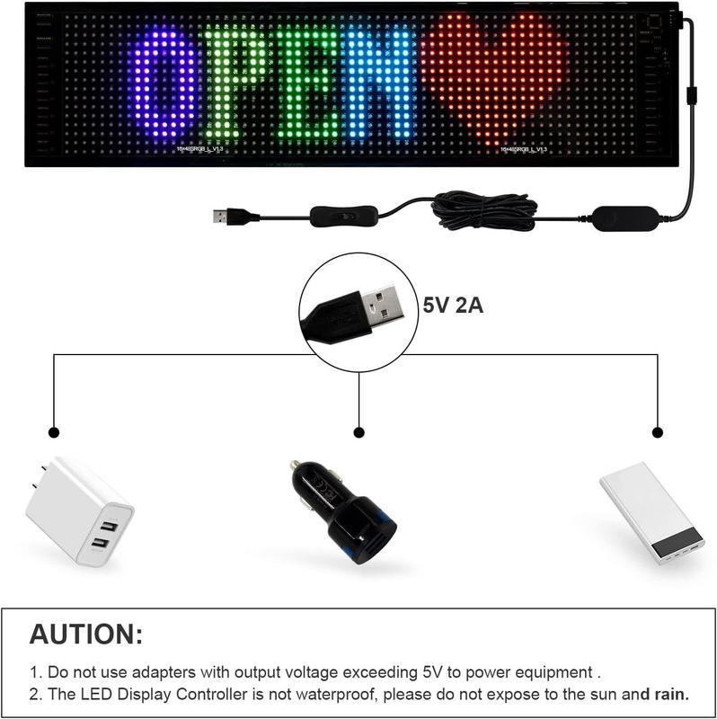 Nfutreon Eyes For Car windshield, Devil eyes For Vehicle: Programmable, Bluetooth APP Control, Pre-made Animations & Customizable Text LED Sign for car